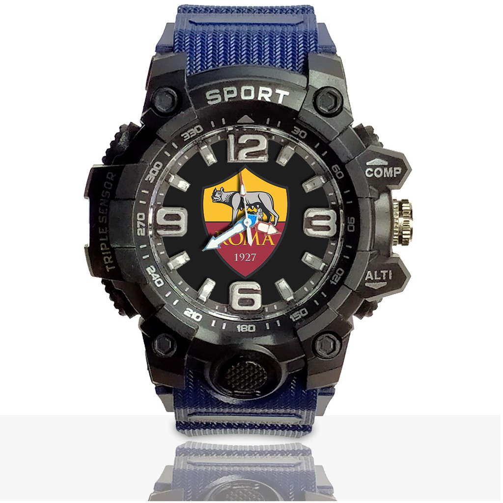 Jam Tangan Custom ROMA Ruber- Water Resistant