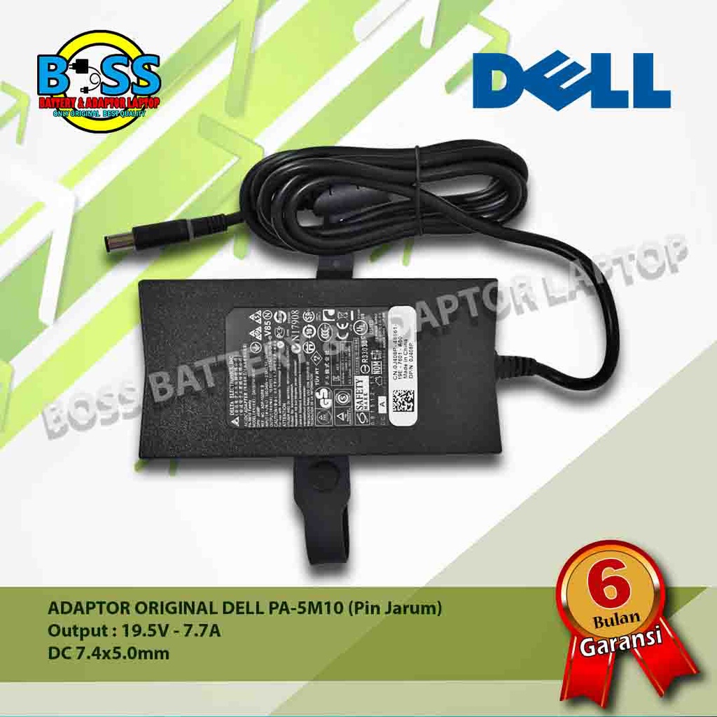 100% Original Adaptor Dell 19.5v 7.7a 150w slim PA-5M10