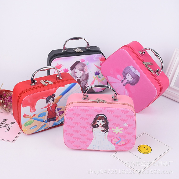 Tas Kosmetik Wanita Kawai Tempat Makeup Organizer Cosmetic Bag Travel