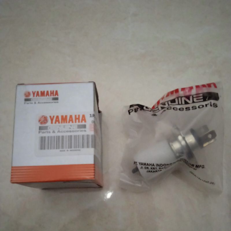 BOHLAM LAMPU DOP DEPAN MOTOR H4 12V 35 Watt Kaki 3