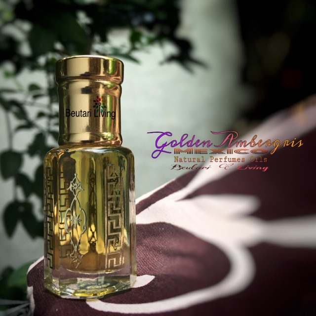 6ML Golden Ambergris Mexico Perfume Oil ( Parfum Arab Saudi Minyak Wangi Nabi )