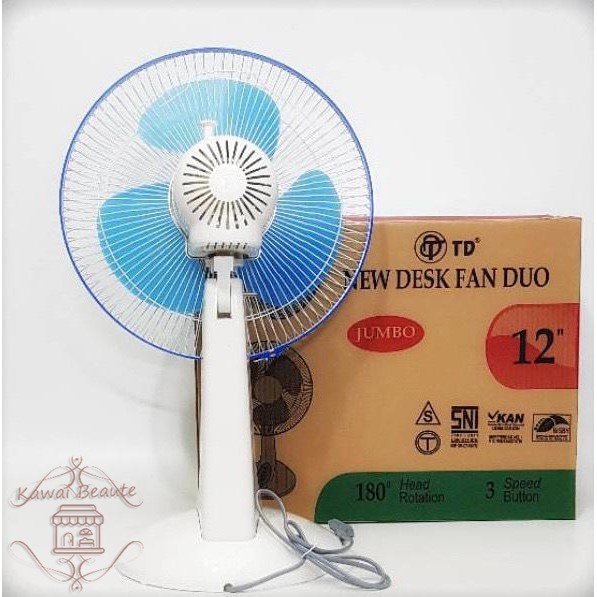 TD Kipas Angin Meja 12 Inch / Desk Fan 12&quot; inci/ 16&quot;inci /DUO TWINDOG