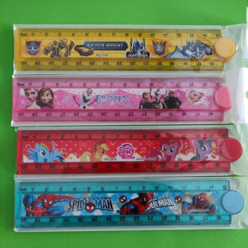 

Penggaris lipat 30cm Motif Karakter