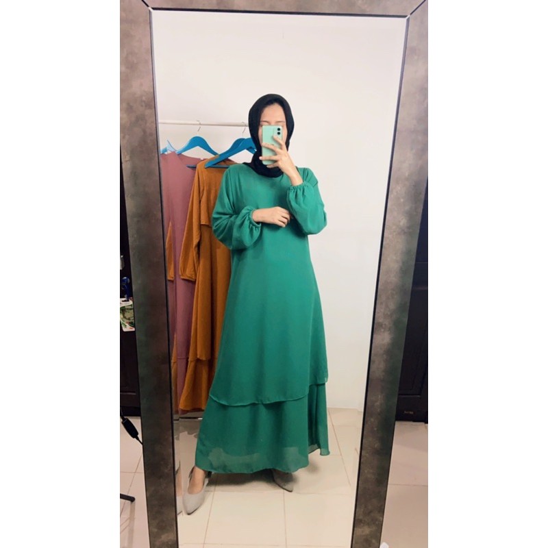 gamis malaysia polos premium