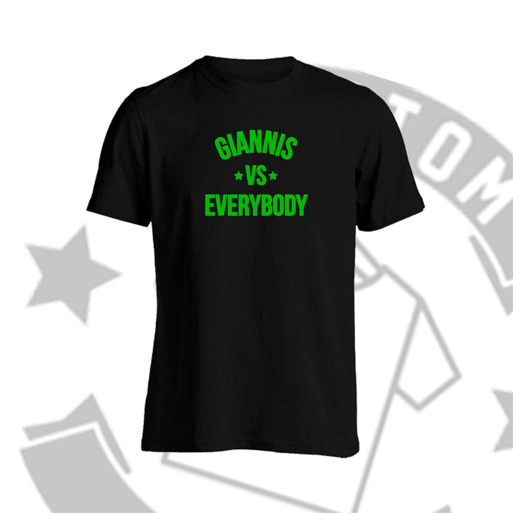 Kaos NBA Milwaukee Bucks Giannis vs Everybody