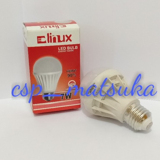 Lampu Led Bola Murah Hemat Merk Linux 3/5/7/9/12/15W