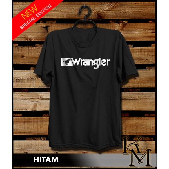 NEW NEW NEW KAOS WRANGLER KEREN WARNA HITAM