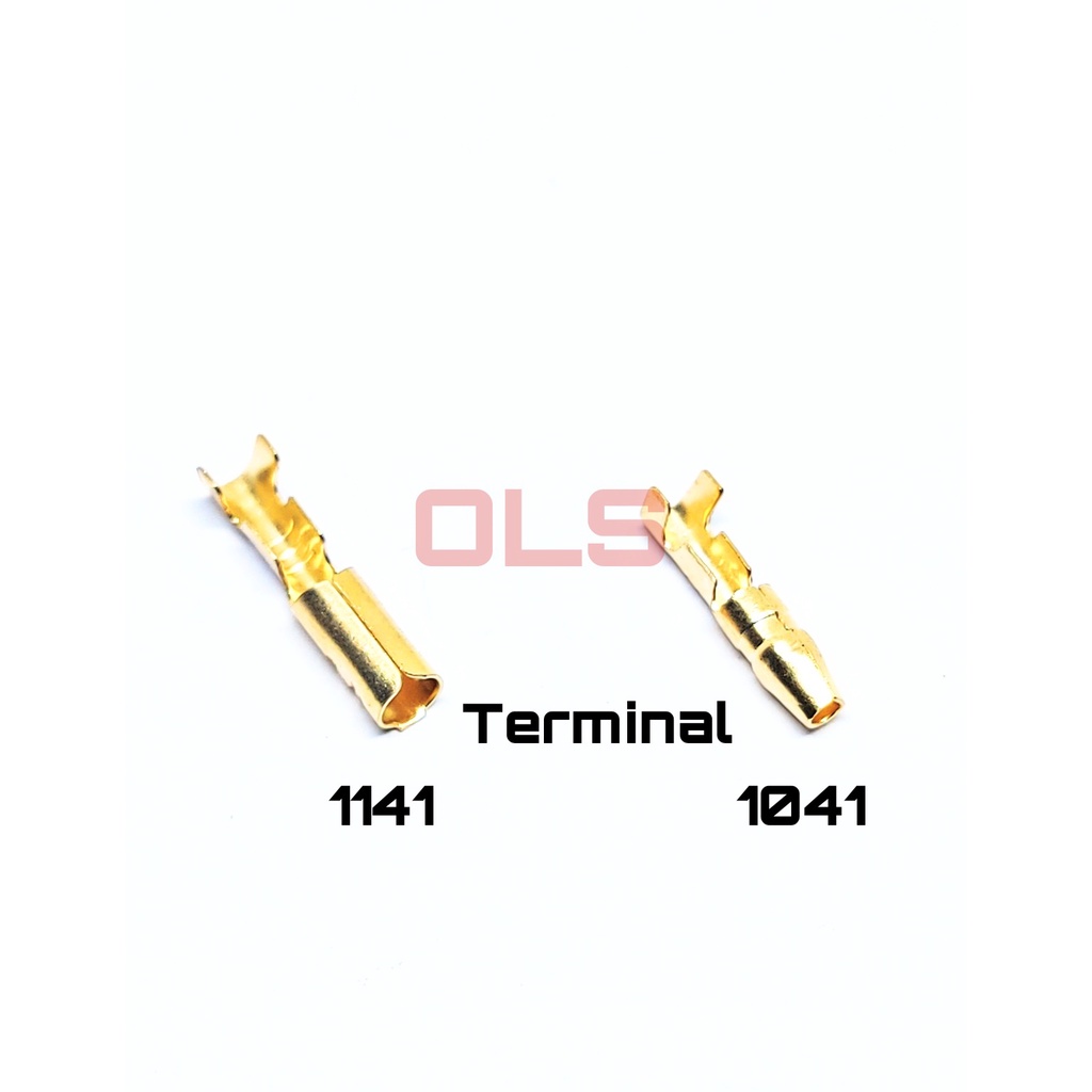 100 pcs Skun sekun Bulat terminal kabel Male Female connector cowo cewe betina jantan