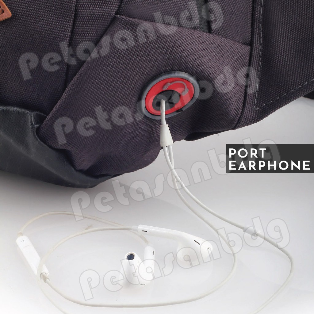 PTS - Tas Selempang Pria / Wanita Waistbag Gear Bag 13108 GERS PORT + FREE USB EXTENTIONS CABLE