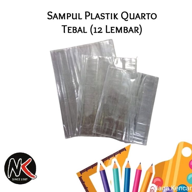 

Sampul Plastik Quarto Tebal Isi (12 Lembar)