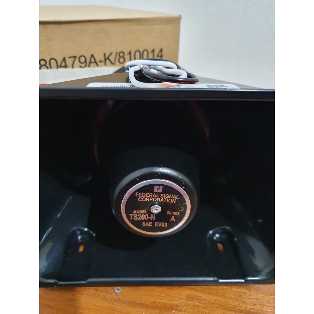 Toa Sirine Kotak  Klakson speaker Toa Polisi 200 watt magnet besar SERINE Horn 200 100 w wat Federal signal spull 66 mm untuk SENKEN LANDUN WHELEN Patwal murni untuk Ambulance Paspamres Rescue