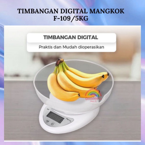 TIMBANGAN DAPUR DIGITAL TIMBANGAN MANGKOK Timbangan Dapur Digital MANGKOK / Timbangan Kue 5KG