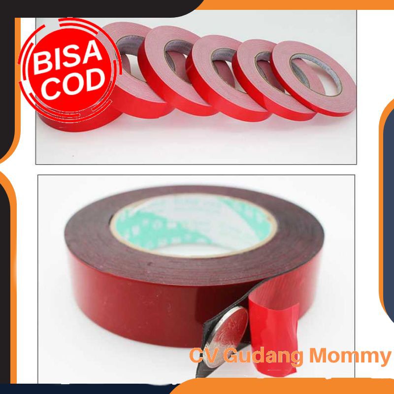 

Grosir NIKTO Tape Lakban Double Tape 3M Foam Serba Guna Size 10m