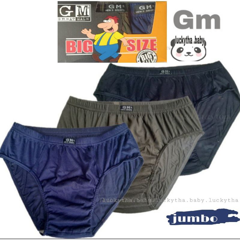 1box_GM celana dalam jumbo pria dewasa size XXL.XXXL.XXXXL / CD PRIA JUMBO / CD GM BIG SIZE