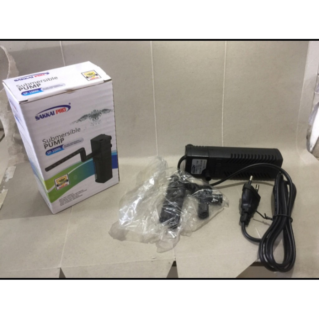 Mesin filter aquarium mini 1000L (500Liter/Jam) Internal filter / Pompa air / Water pump Aquarium