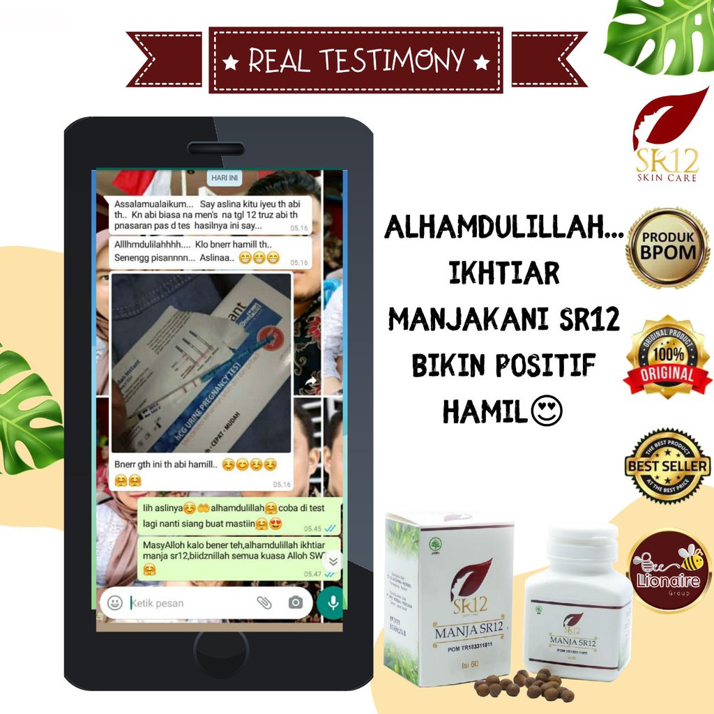 MANJAKANI SR12 HERBAL PELANCAR HAID AMPUH OBAT KEPUTIHAN / KISTA / PROMIL BPOM