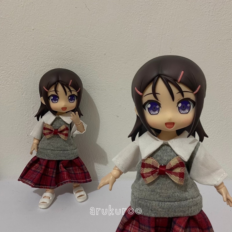 Baju Nendoroid Clothes Vest Uniform Dress Set YMY Yomane OB11 DOD