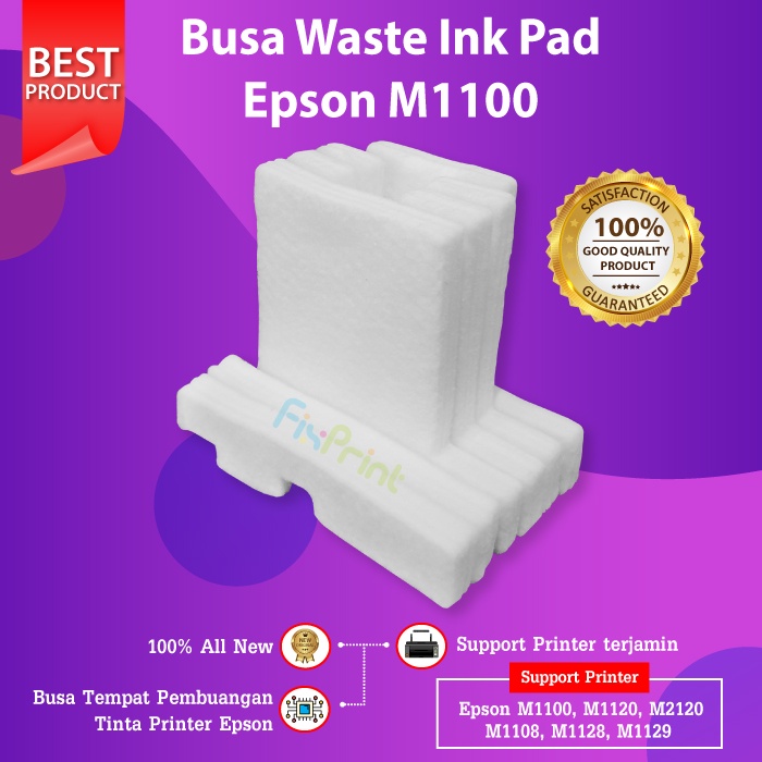 Inkpad Busa Printer Epson M1100 M1120 M2120 M1108 M1128 M1129