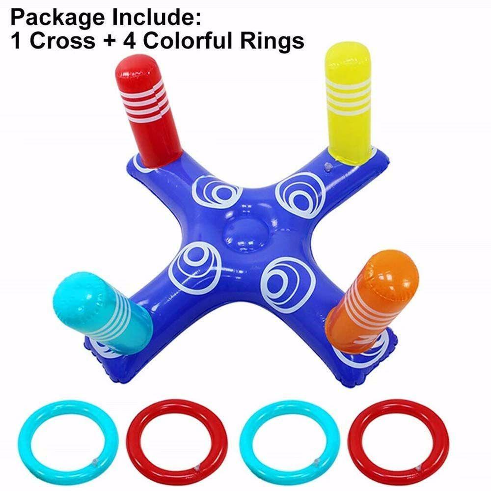 Quinton Kolam Renang Mengapung Cincin Tiup Anak Pesta Properti Pantai Mainan Cincin Mainan Mainan Kasur Angin Inflatable Ring Toys