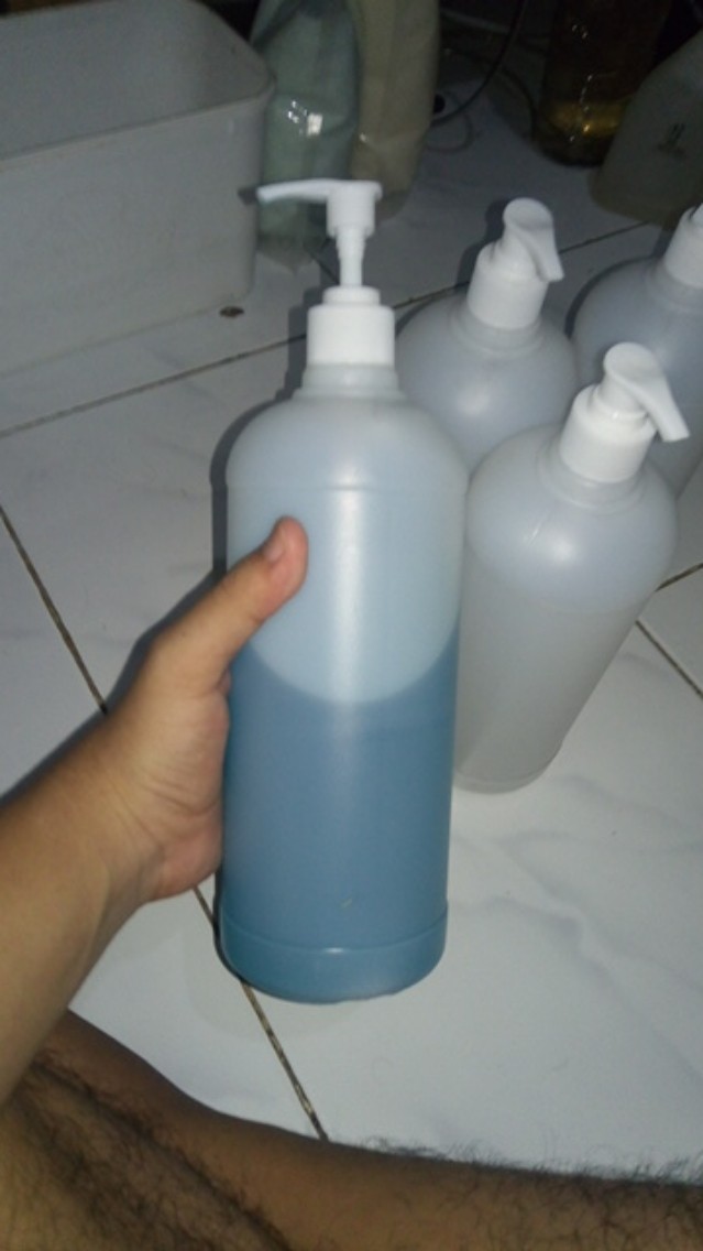 Botol 1 Liter Hdpe Pump Lotion Tebal Serbaguna Sanitizer