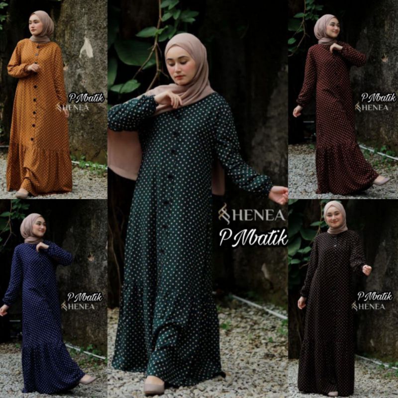 MIDI DRESS POLKA GAMIS POLKA GAMIS SUSUN