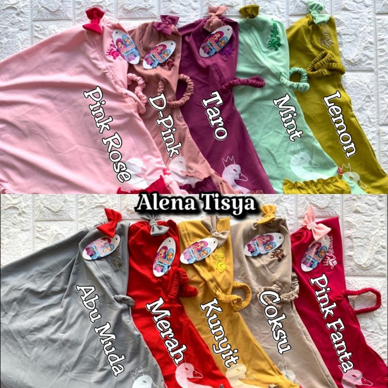 (Original Alena) TISYA BABY•• kerudung instan anak••jilbab anak jersey••hijab kidz