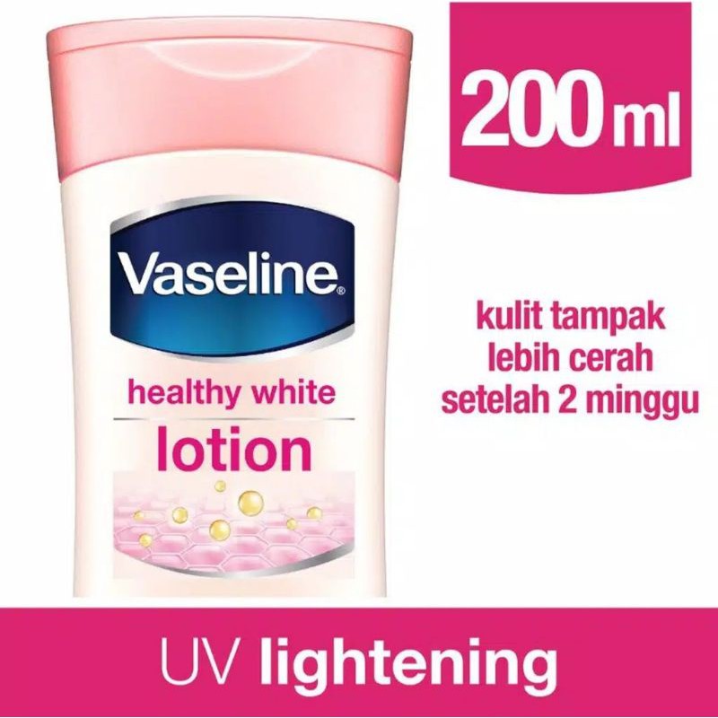 Vaseline Body Lotion - 200 ML Healthy White Uv Lightening 200ml