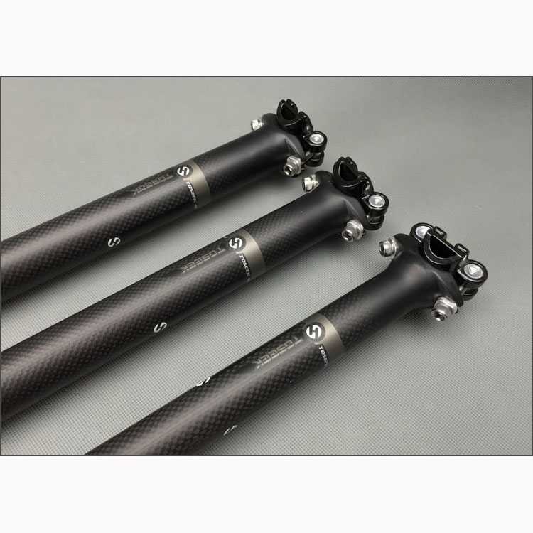 COMEGO Seatpost Sepeda Carbon Fiber Superlight Road Bike 27.2-400mm