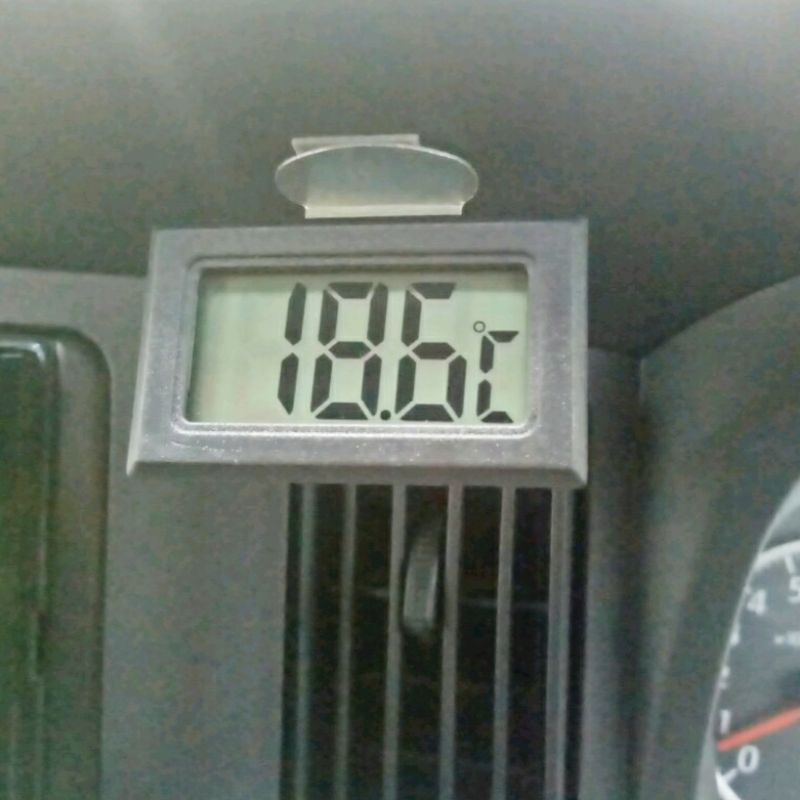 Termometer digital mini ruang kamar interior dashboard mobil meja dinding alat ukur suhu temperatur thermometer