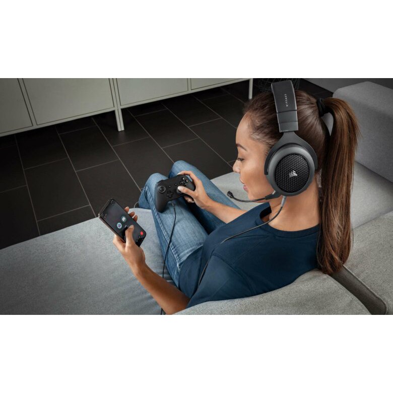 Corsair HS70 Wired Bluetooth Gaming Headset Headphone HS 70