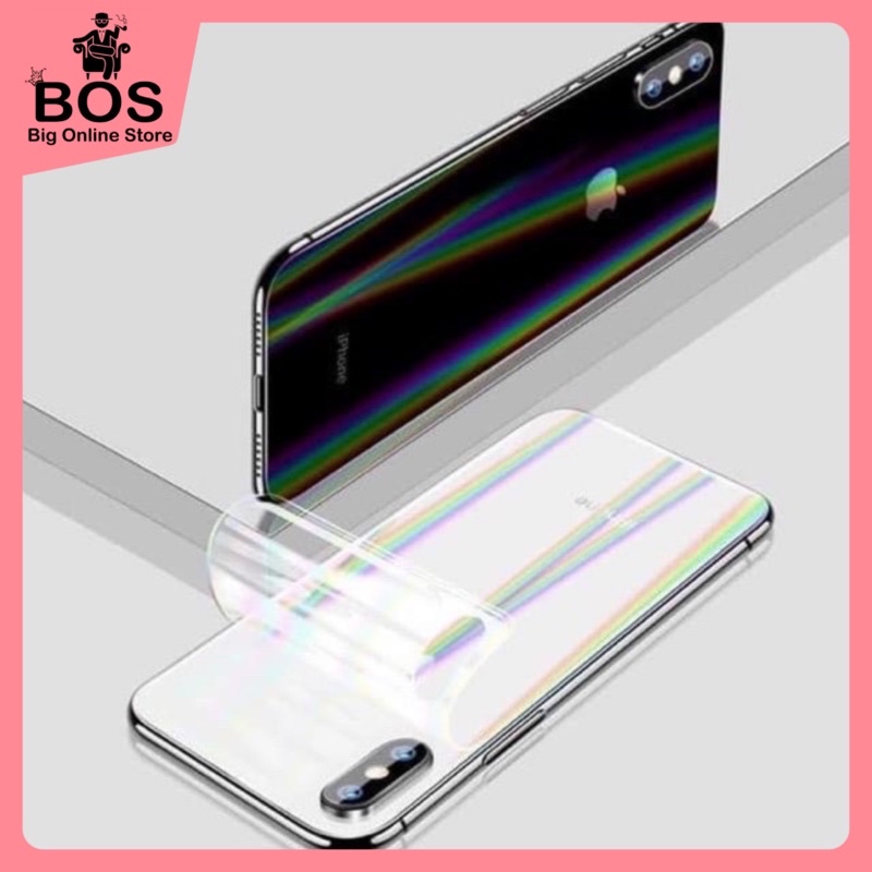 BOS - GROSIR SKIN AURORA | BACK SKINAURORA HYDROGEL FILM RAINBOW ALL TYPE HP