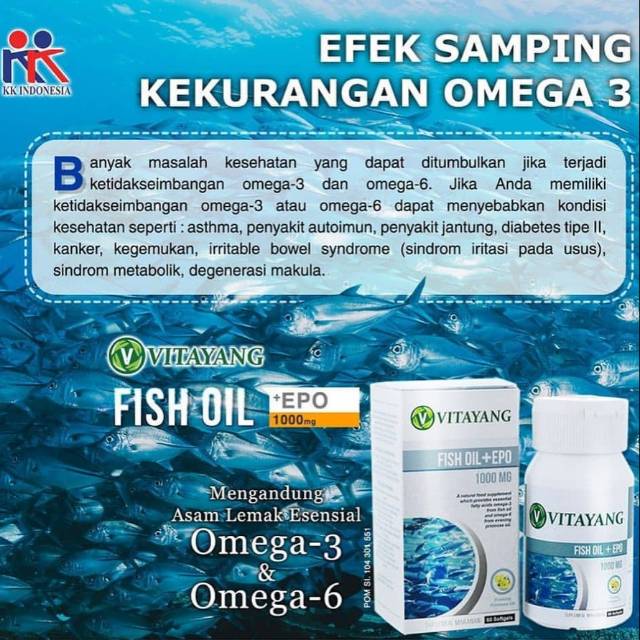 Vitayang Fish Oil Epo 1000mg Kk Indonesia Indonesia