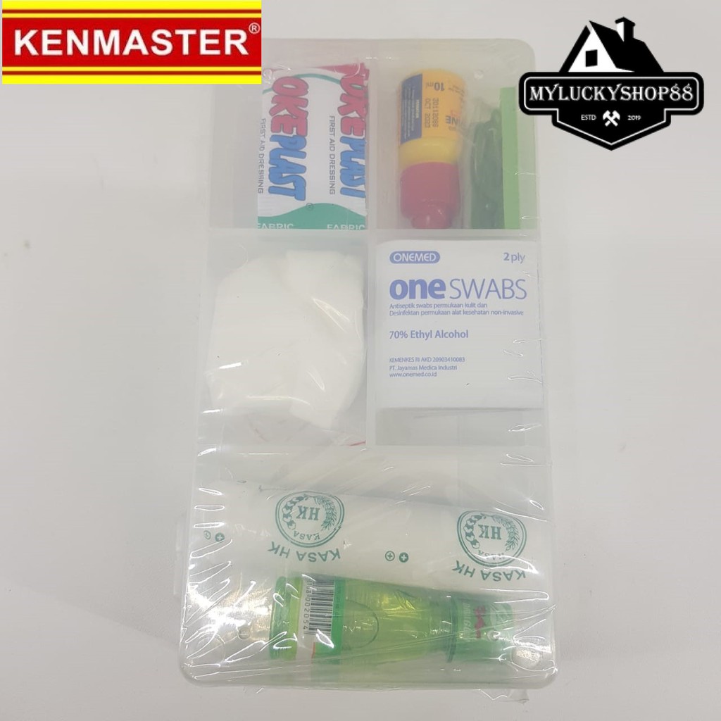 Kenmaster Kotak Obat Obatan P3K Emergency Kit Pertolongan Pertama