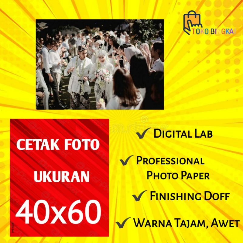 Cetak Foto 40x60 cm Cetak Foto 16RS Cetak Foto Pembesaran