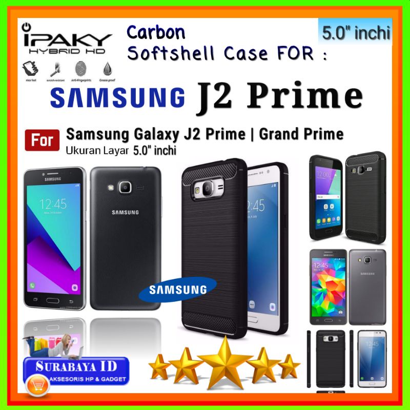 Casing Case Samsung Galaxy J2 Prime/Grand Prime (5.0"inch) | Soft Case iPaky J2 Prime/Grand Prime