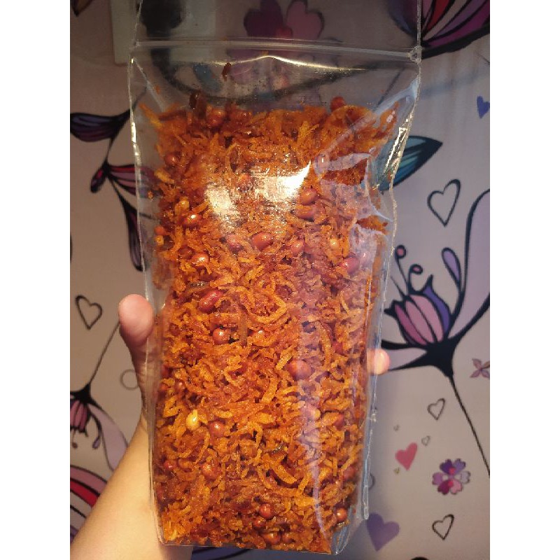 

vee snack"KENTANG MUSTOFA pedas mix kacang teri /1kg(2pack)homemade