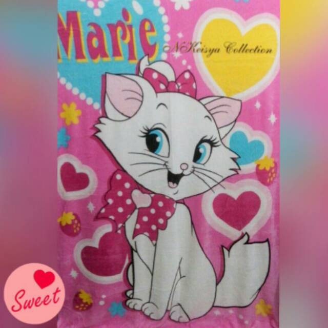 Selimut bulu Fav Marie Cat😍