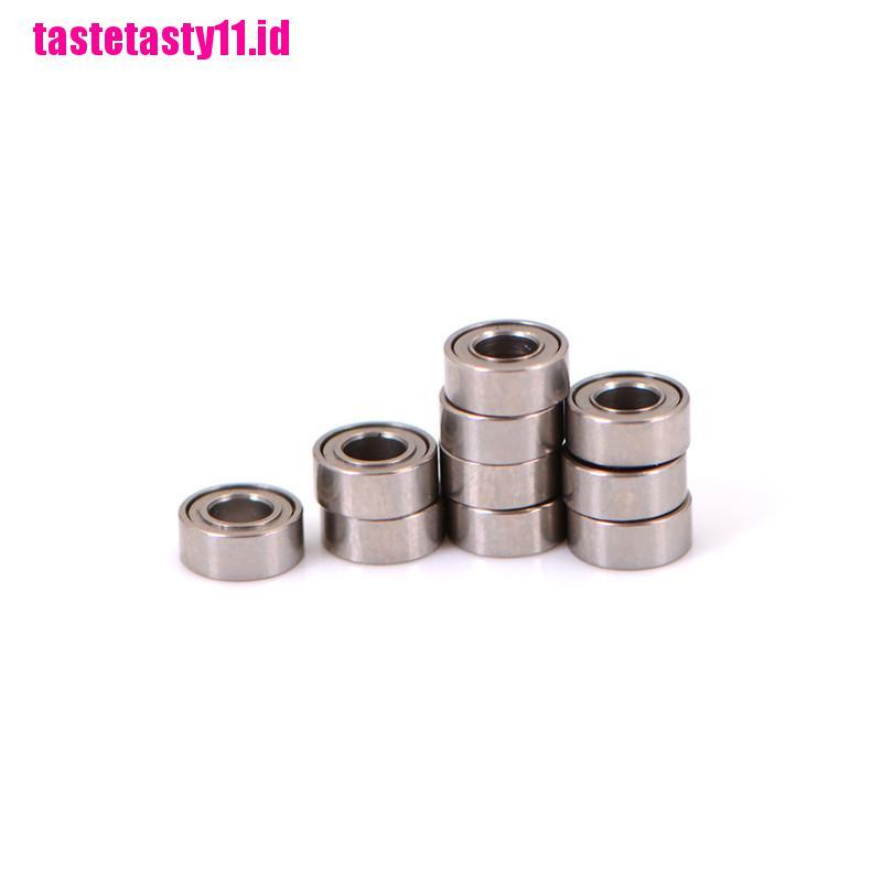 10 Pcs Bola bearing Mini Bahan Baja MR63ZZ