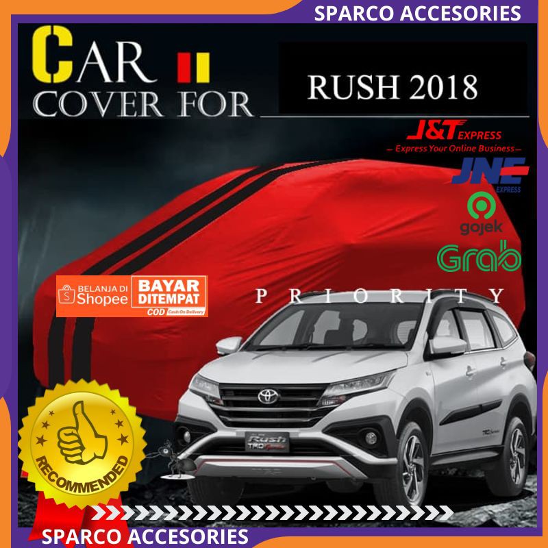 COVER MOBIL ALL NEW RUSH 2018 2019 ANTI AIR WATERPROOF SARUNG SELIMUT MOBIL ALL NEW RUSH