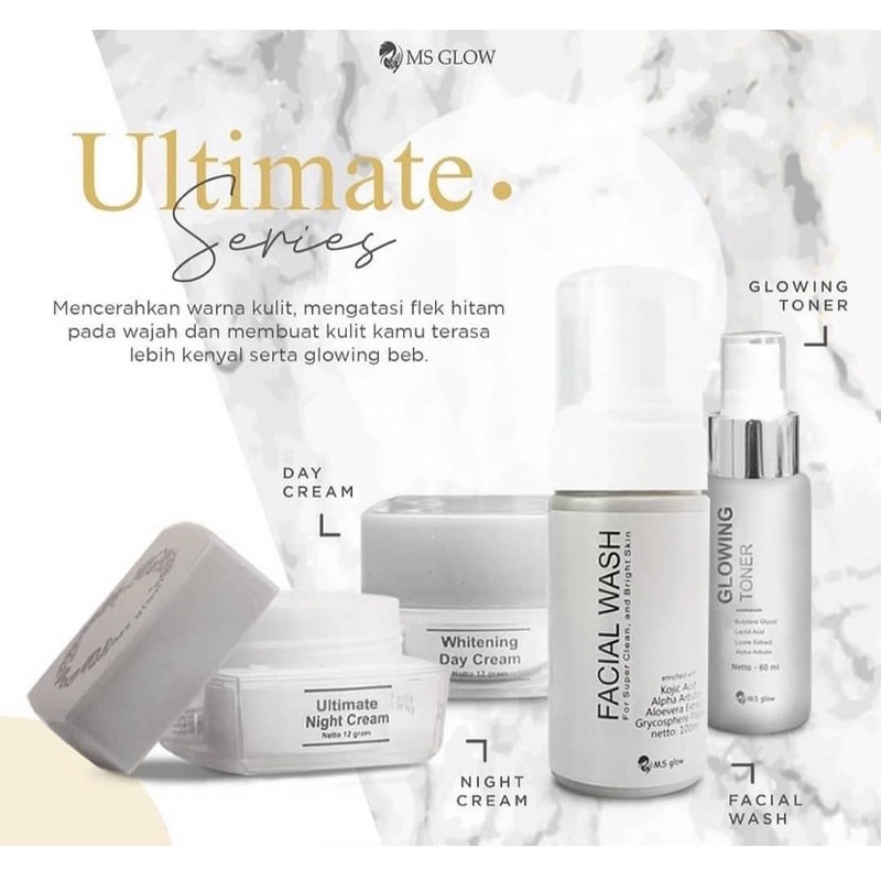 MS GLOW PAKET ULTIMATE SERIES ORI/ ORIGINAL / MS GLOW ULTIMATE /  MS GLOW