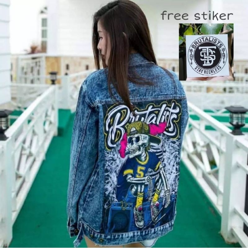 jaket denim brutalist original
