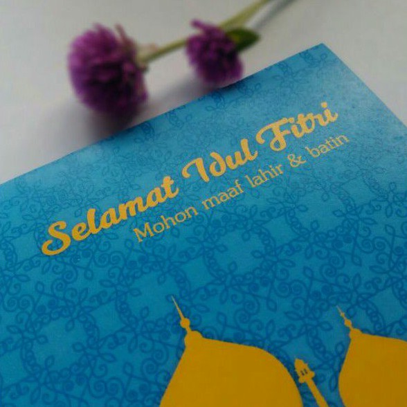 

Kartu Idul Fitri. Kartu Ucapan Lebaran. Utk parcel, hampers, bingkisan. Amplop lebaran angpau.