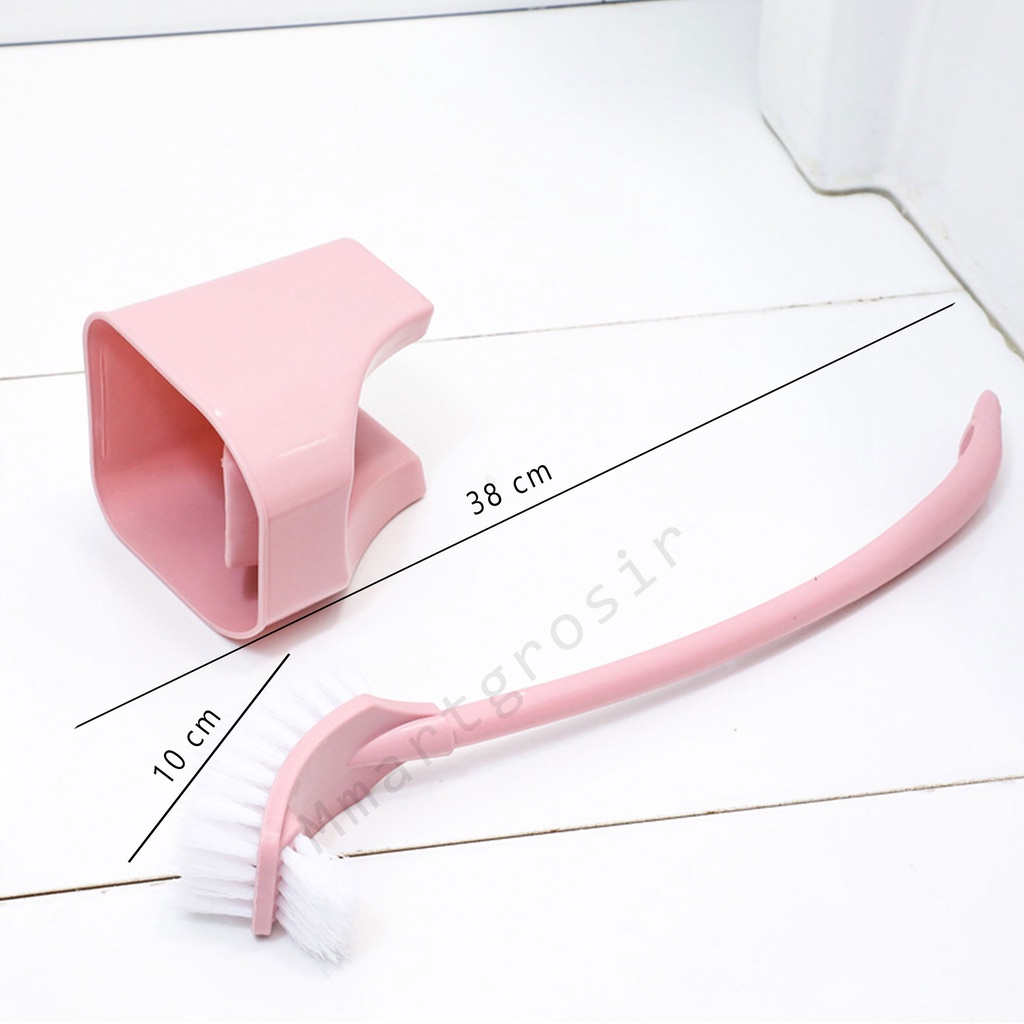 Sikat Toilet / 1 Set Sikat dan Tempat / Alat Pembersih Toilet