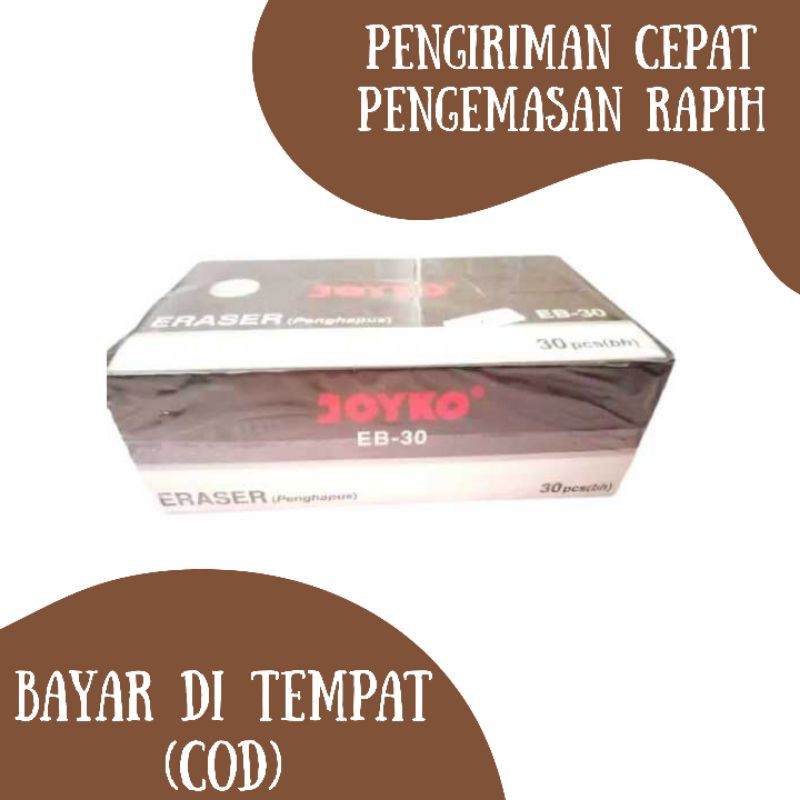 

PENGHAPUS HITAM/ ERASER / JOYKO EB-30 10 PCS