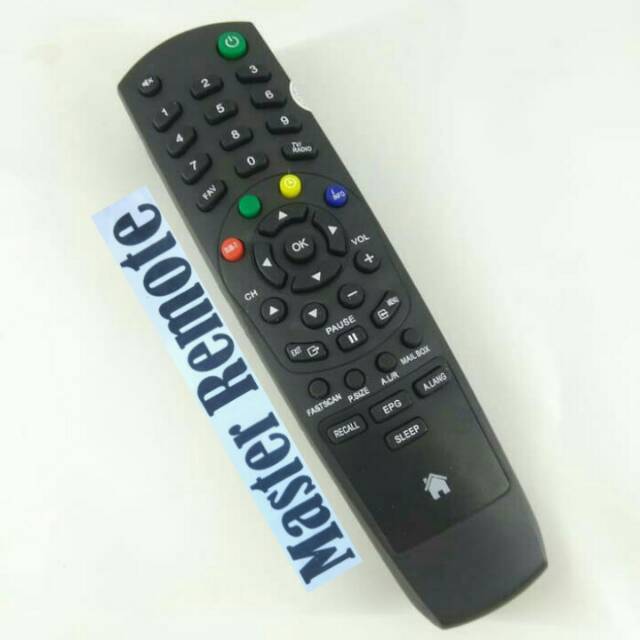 Remot Remote Receiver Parabola Orange Tv Ku Band Mi710 / C Band (Hitam)