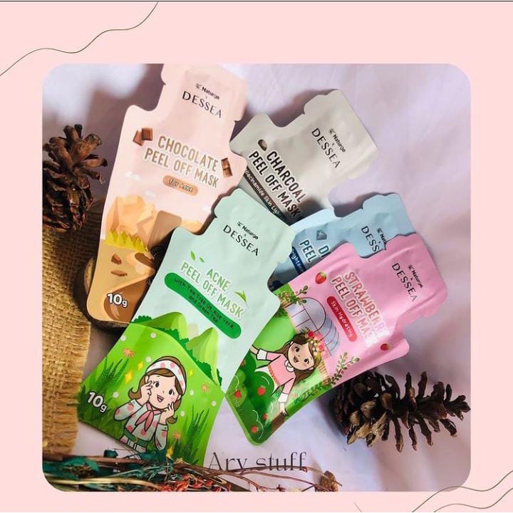 DESSEA X NATURGO MASKER PEEL OF MASK/ Masker Termurah, Original 100%, Terlaris, Aman BPOM, dan Mudah Diaplikasikan