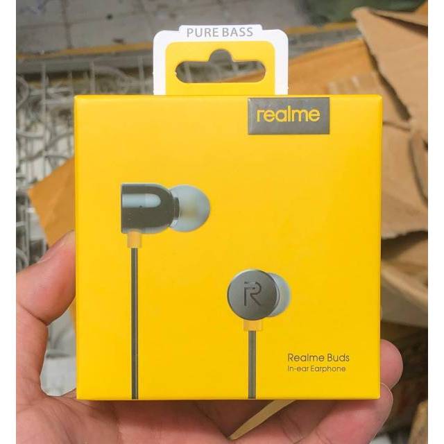 HANDSFREE REALME MURAH MAGNET IN-EAR EXTRA BASS EARPHONE HENSET HEADSET HANSET HEADPHONE REALME MAGNET