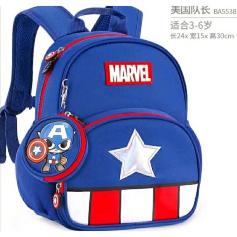 BISA COD New arrival Ransel karakter Marvel