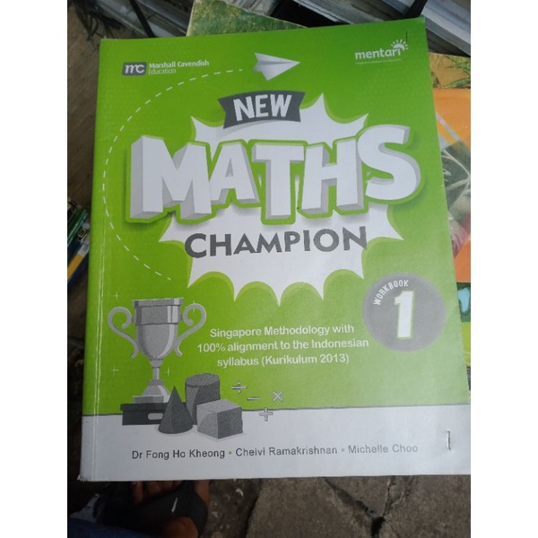 New Maths Champion 1 Workbook.ORIGINAL