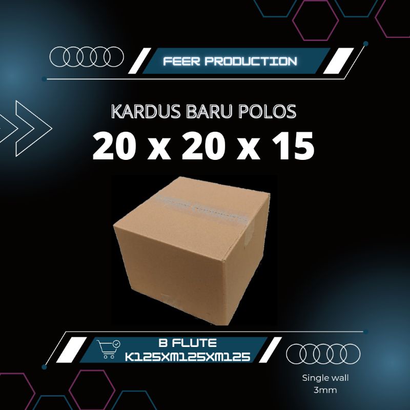 

Kardus Packing 20x20x15 | Dus Packing | Kardus Box | Kotak Packing Box | Kotak Kardus Karton Polos Coklat Baru Murah